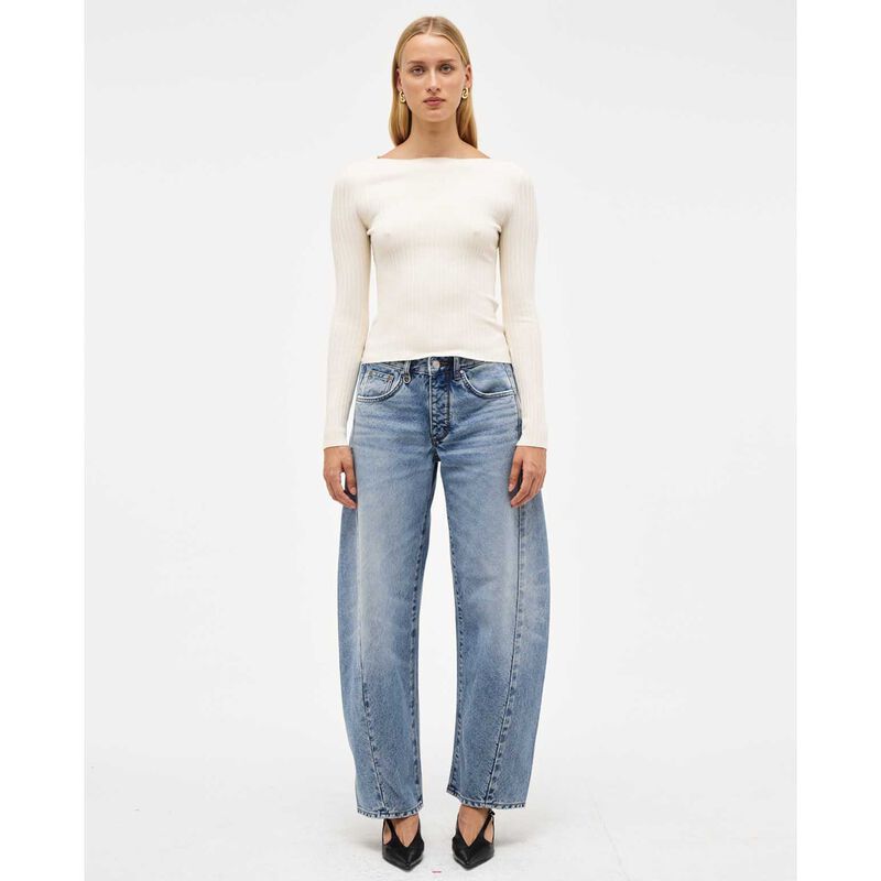 Neuw Nancy Barrel Bias Jeans image number 3